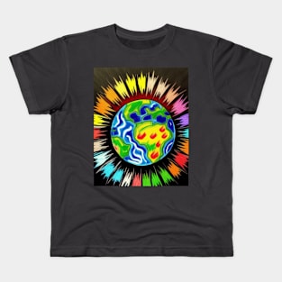 A colorful planet Kids T-Shirt